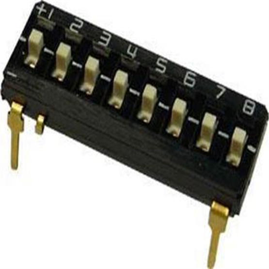 	2.54mm Tri-state DIP Switch Through Hole type PAXT7-DM