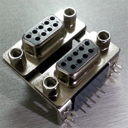 Double layer D-Sub Connector ,DR 2 Row Right Angle PX-115
