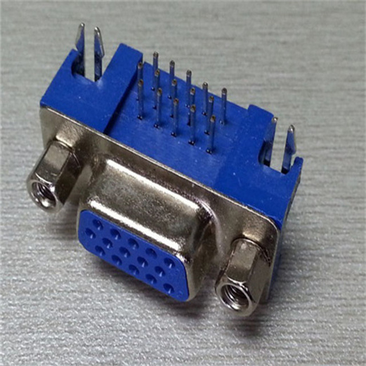 HDR 3 Row D-SUB Connector,15P Female,Right angle,5.08mm PX-416