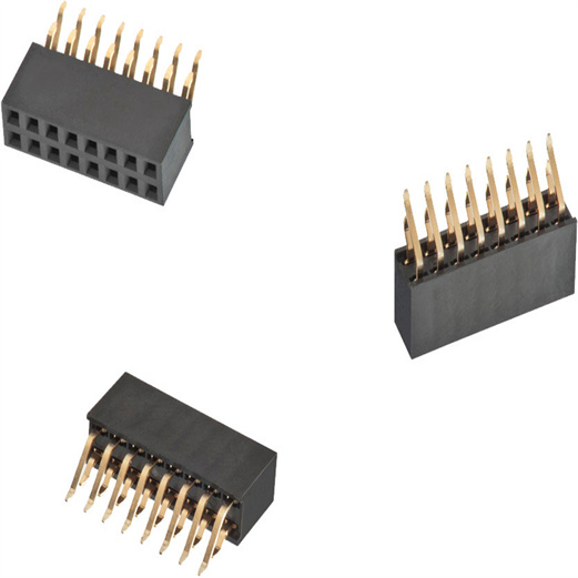 	2.54mm Pitch Female Header Connector Height 8.5mm SMT PX-208G