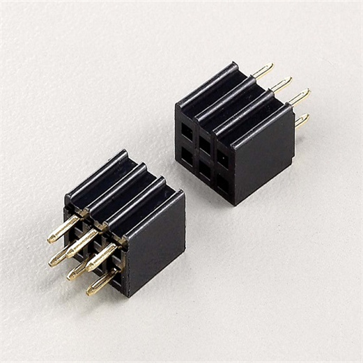 	2.54mm Pitch Female Header Connector Height 8.5mm bottom entry PX-208V